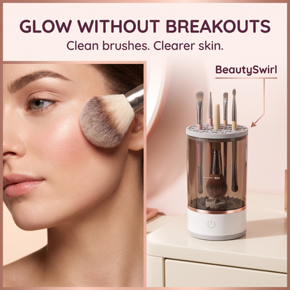 BeautySwirl™ - Cosmetic Brush Cleaner